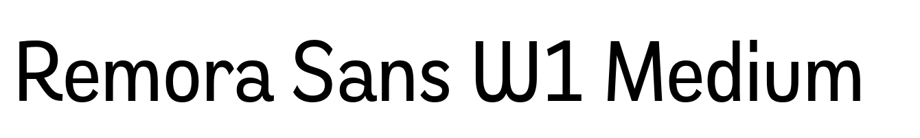 Remora Sans W1 Medium